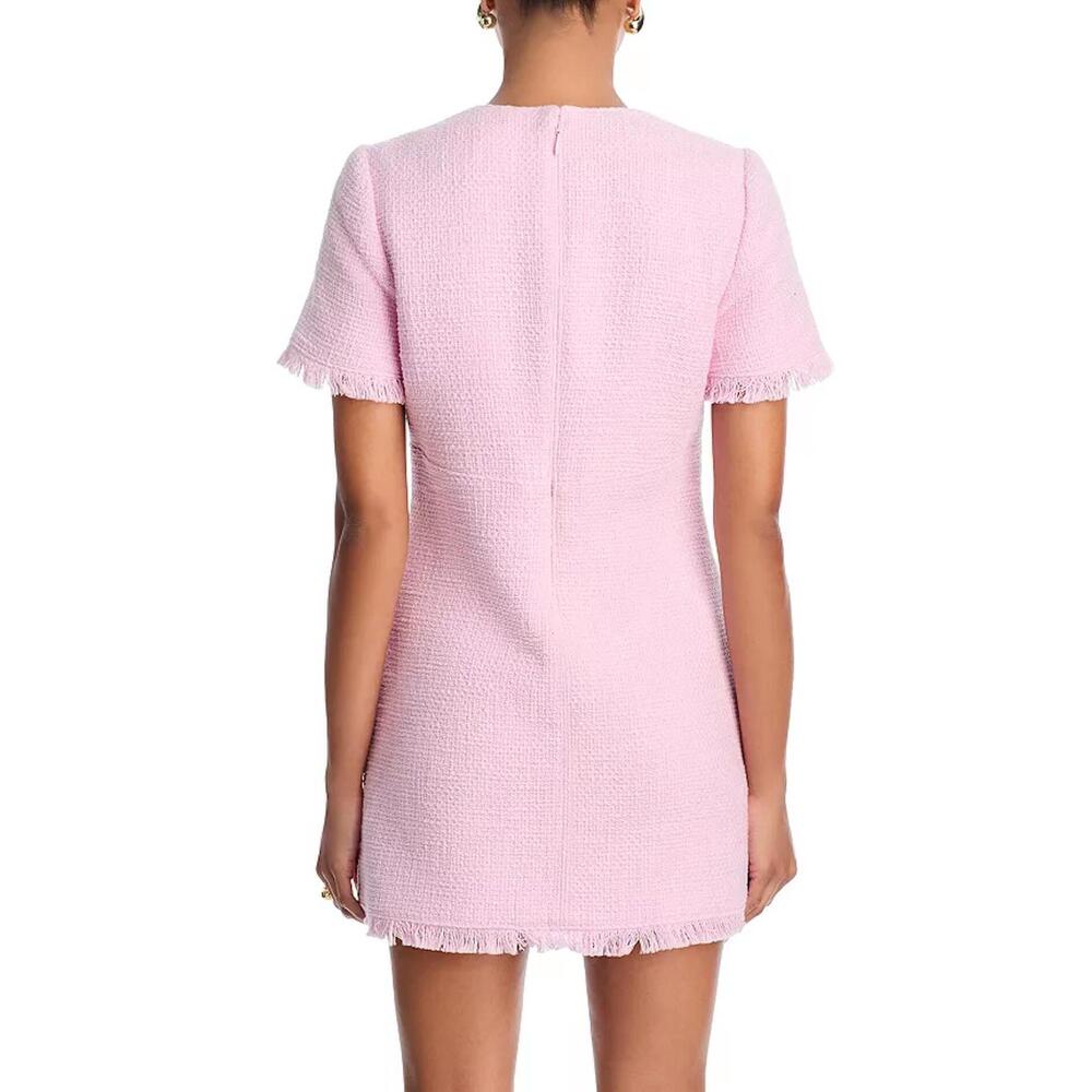 NEW CINQ A SEPT henriette mini dress in soft peony - Picture 3 of 3